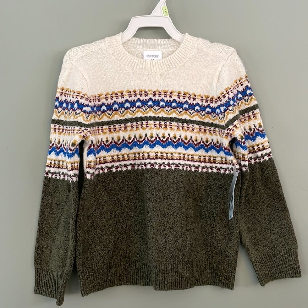 Okie Dokie 4T Pullover Sweater NWT